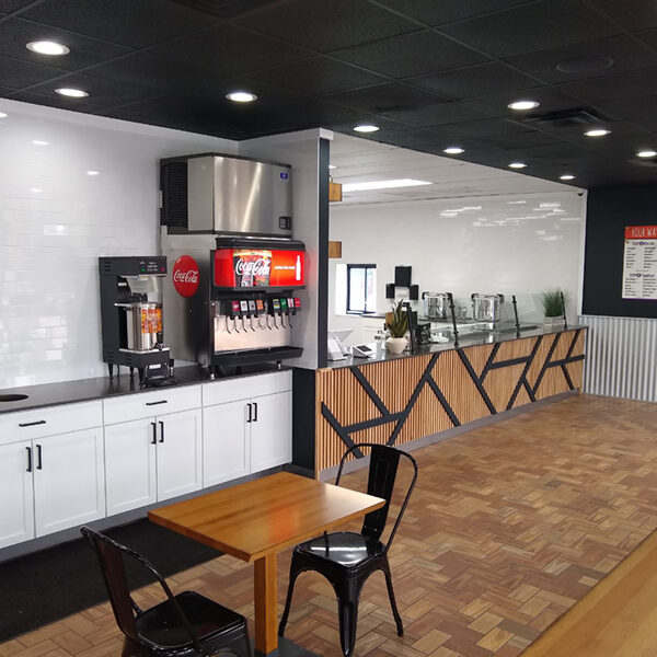 Restaurant server area in Round Rock